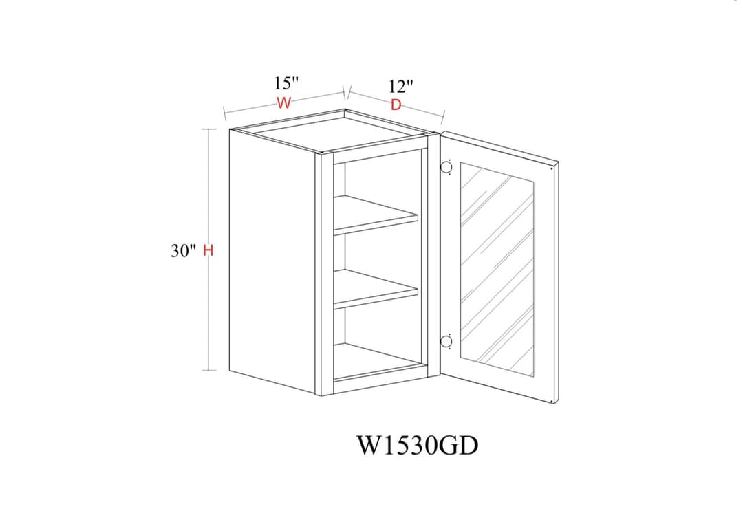 Wall Cabinet - 15"W x 30"H x 12"D Glass Door Only - tmfdklhxu8c6qhldwfvm@2x.jpg