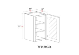 Wall Cabinet - 15"W x 30"H x 12"D Glass Door Only - tmfdklhxu8c6qhldwfvm@2x.jpg