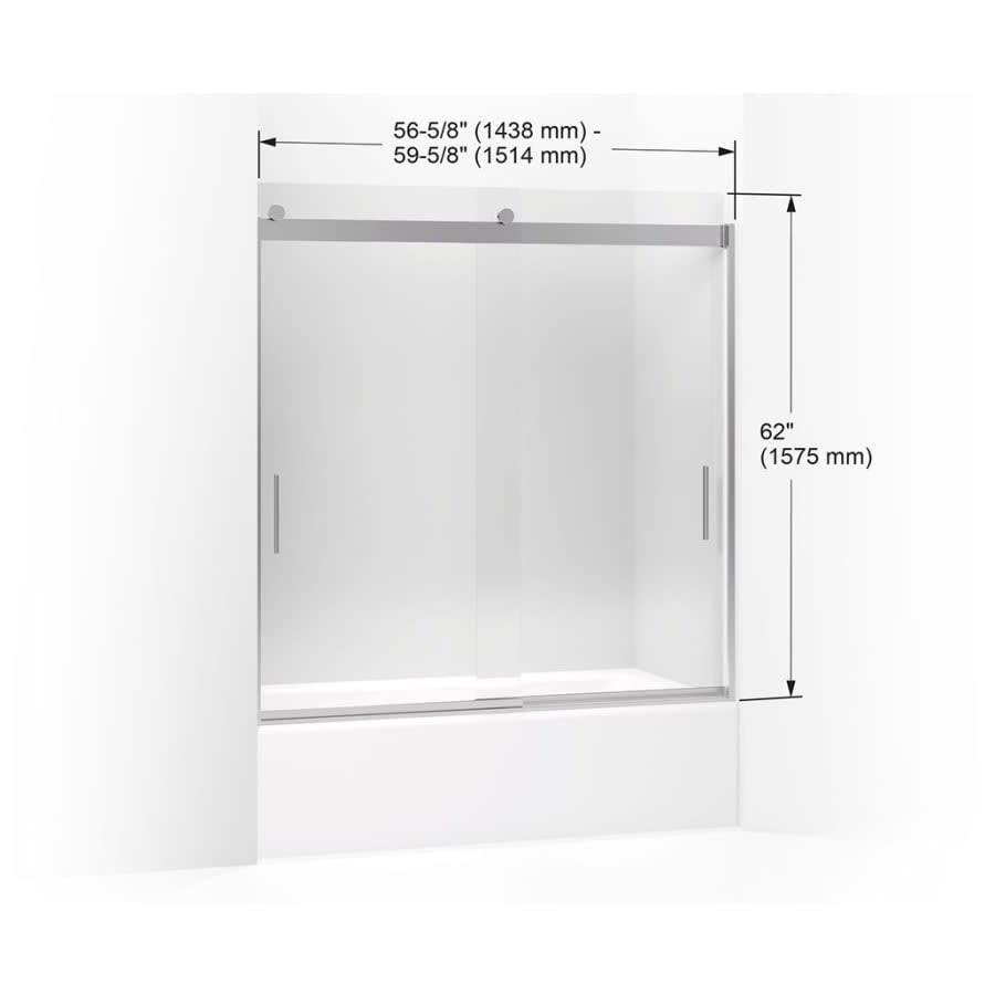 Levity 62" High x 59-5/8" Wide Bypass Frameless Tub Door with Clear Glass - to2hnsy8lsc9llkzjitv@2x.jpg