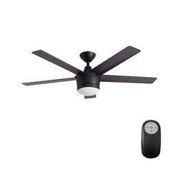Merwry 52 in. Integrated LED Indoor Matte Black Ceiling Fan with Light Kit and Remote Control - to7cypgunrphp7fafkkl@2x.jpg