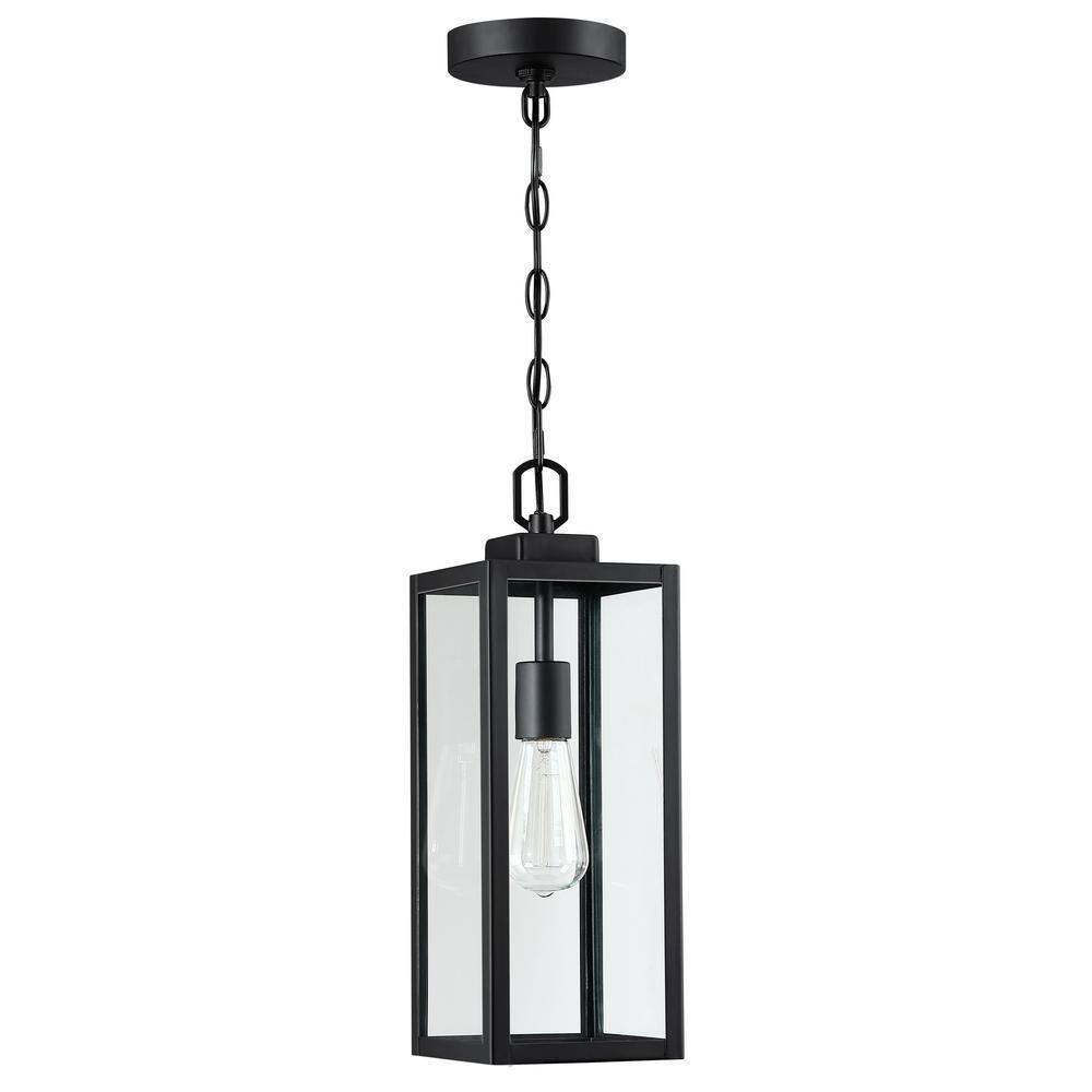 1-Light Matte Black Outdoor/Indoor Pendant Light with Clear Glass Shade - toyzpznzuvkf69ml6uxm@2x.jpg