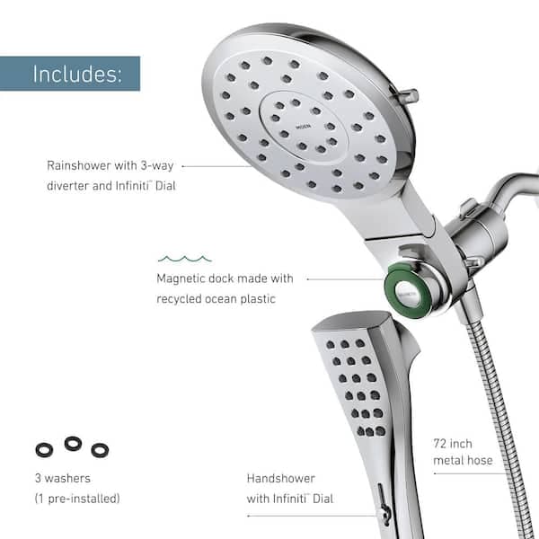 MOEN Verso 8-Spray 7 in .Dual Wall Mount Fixed and Handheld Shower Head 1.75 GPM with Infiniti Dial in Brushed Gold 220C3EPBG - tqhruf5ugti7x2jkx6yn@2x.jpg