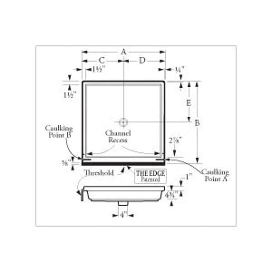 Shower Tray/Base, Fiberglass, White - trmapprkthg0bqj6iyqd@2x.jpg