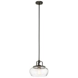 Davenport Convertible Single Light 12" Wide Pendant / Semi-Flush Ceiling Fixture - tsmixwdbtu0p6az6etr0@2x.jpg