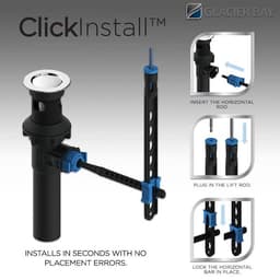 Glacier Bay Vazon 4 in. Centerset 2-Handle High-Arc Bathroom Faucet in Matte Black HD67248W-6010H - tujpci2rd23lwee6xnfd@2x.jpg