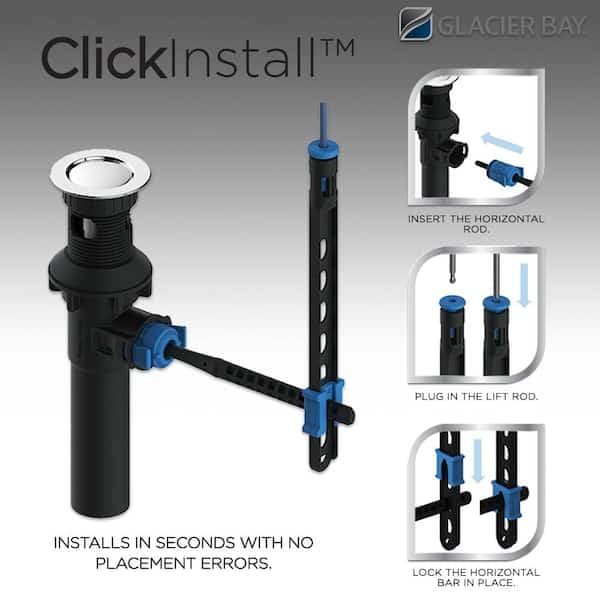 Glacier Bay Vazon 4 in. Centerset 2-Handle High-Arc Bathroom Faucet in Matte Black HD67248W-6010H - tujpci2rd23lwee6xnfd@2x.jpg