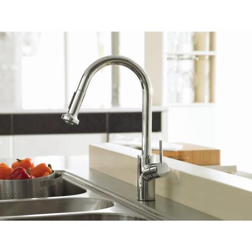 Talis SÂ² 1.75 GPM Pull-Down Kitchen Faucet HighArc Spout with Magnetic Docking & Non-Locking Spray Diverter - Limited Lifetime Warranty - tulnu0brtmsac26ocmb8_x500.jpg