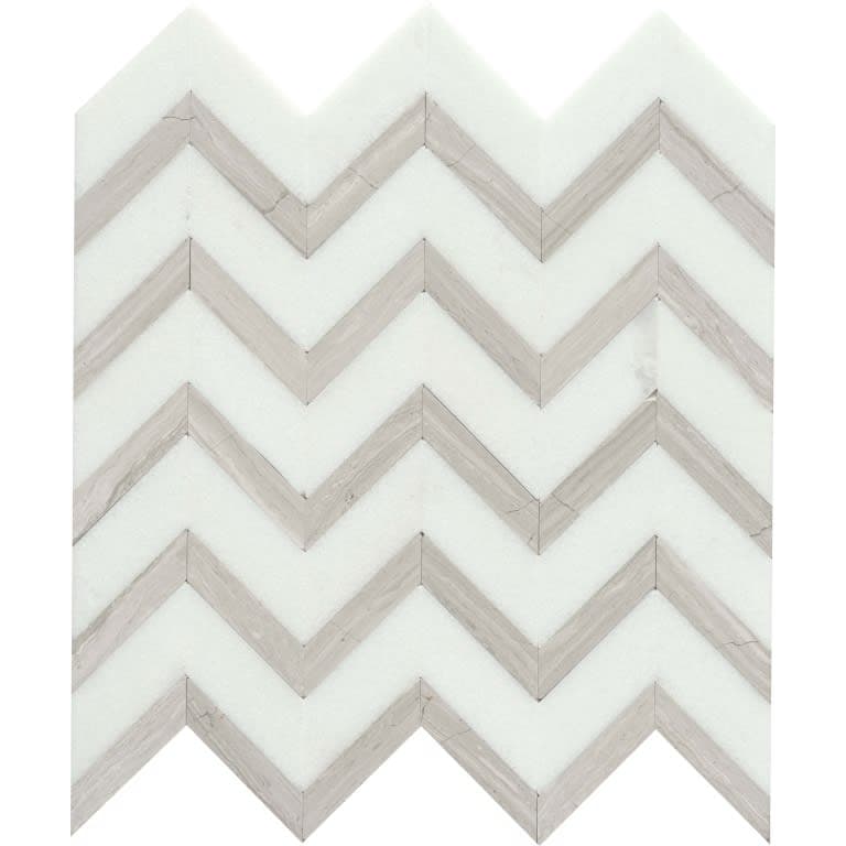 BIZOU WHITE/CREAM PL CHEV/MO
