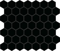 Unglazed Mosaics Black Hexagon 2X2 Matte - twj2k8u3mjbiebkyf63o@2x.jpg