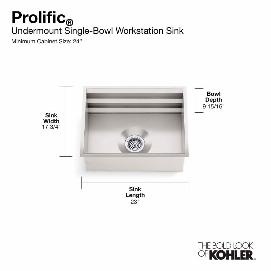 Prolific 23" Undermount Single Basin Stainless Steel Kitchen Sink with Basin Rack, Colander, and Cutting Board - twmyah9unje6xv2isgvc@2x.jpg