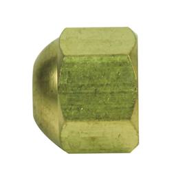 Cap, 1/4 in, Flare, Brass, Rough Brass, Domestic - twnmmm1cutsksmsqdv6h@2x.jpg