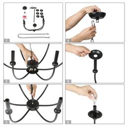 Black Farmhouse Candle Chandelier Light Luraca 6-Light Modern Traditional Chandelier Kitchen Island Pendant Lighting - ty98zvwc5nvzbnomhmak@2x.jpg
