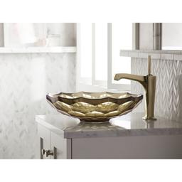 Artist Editions Briolette Glass 4-3/4" x 17-1/2" Vessel Bathroom Sink - tyympmuketwbzeo7etmf@2x.jpg