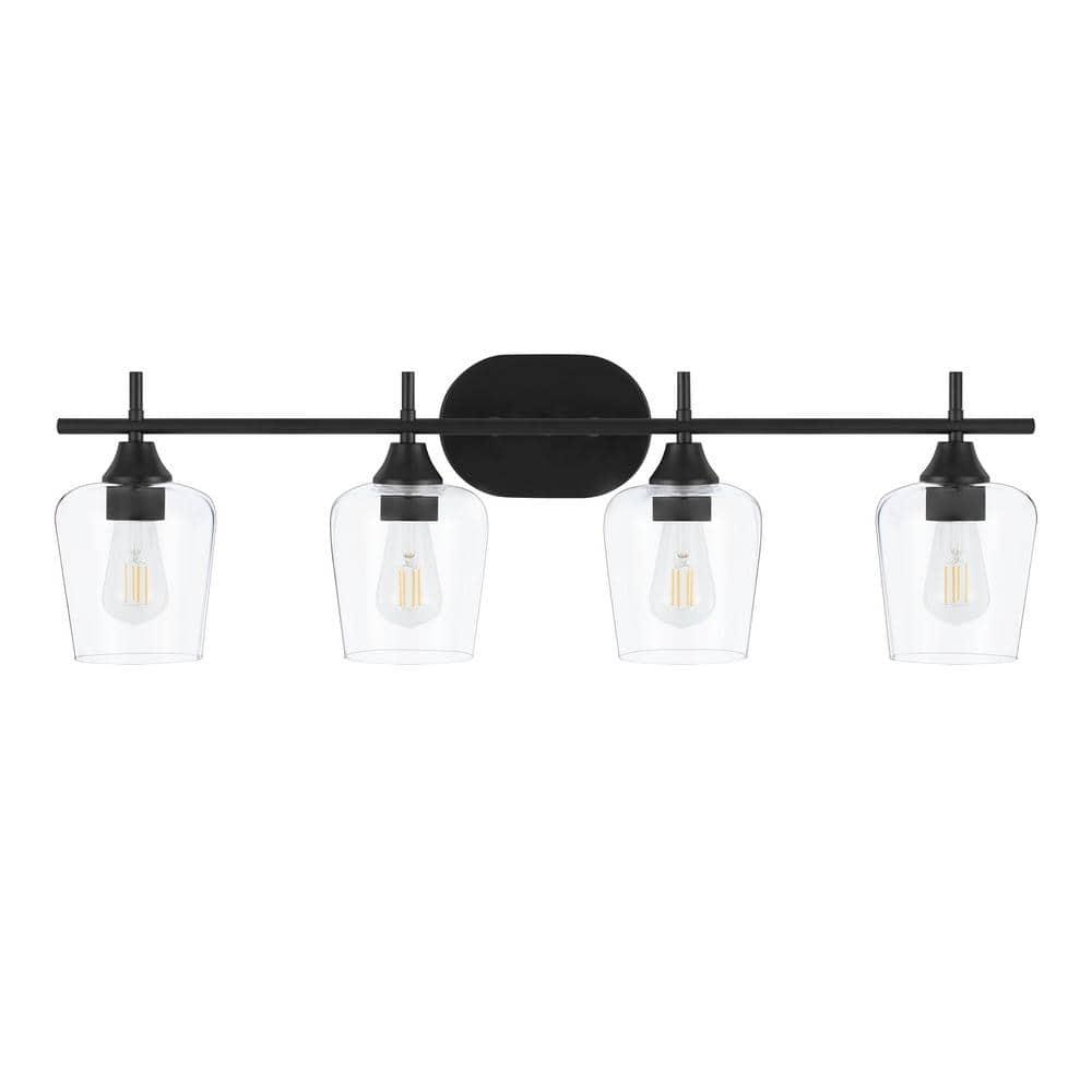 Pavlen 33 in. 4-Lights Black Vanity Light with Clear Glass Shade - tzshwqqif77reqr0vwtl@2x.jpg