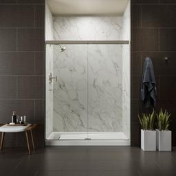 Revel 76â High x 59-5/8" Wide Sliding Shower Door with Crystal Clear Glass, Towel Bar and CleanCoat Technology - tzzgu6a3r7lnufc85j3f_800x500@2x.jpg