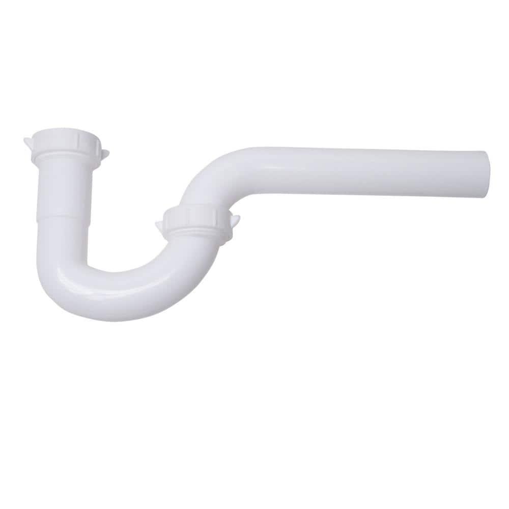1-1/4 in. White Plastic Sink Drain P- Trap - u0gvgcz0mfqsxoq9mtqh@2x.jpg