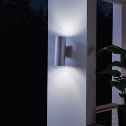 Cylinder 2 Light 12" Tall Outdoor Wall Sconce - u3vgmdvgzwwrtepkypas@2x.jpg