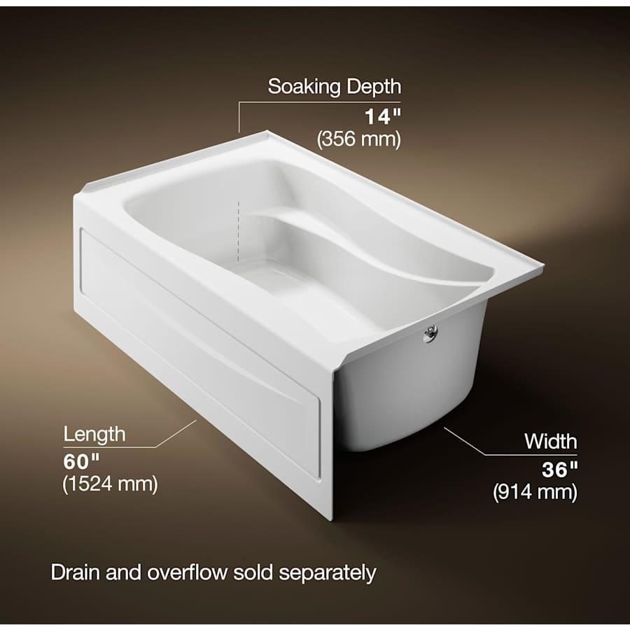 Mariposa Collection 60" Three Wall Alcove Soaking Bath Tub with Right Hand Drain, Apron, Tile Flange and Textured Bottom - u48l1vgqm5x2g7qhndqg@2x.jpg