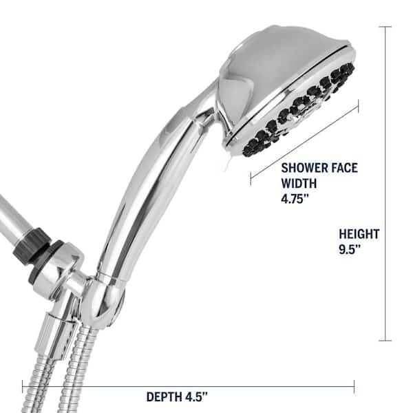 Waterpik PowerPulse 9-Spray Wall Mount Handheld Shower Head 1.8 GPM in Chrome YAT-963ME - u5own7xoouuz2iwy4pis@2x.jpg