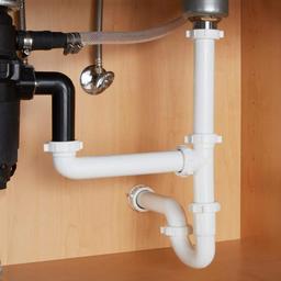 1-1/2 in. White Plastic Slip-Joint Garbage Disposal Install Kit with Dishwasher Garbage Disposal Connector - u6exlfpyfcbrkkr3yo9s@2x.jpg