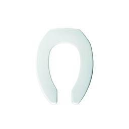 Toilet Seat, Elongated Bowl, Open Front, Less Cover, Plastic, White - u71fufxbd0d2ewhszfmb@2x.jpg