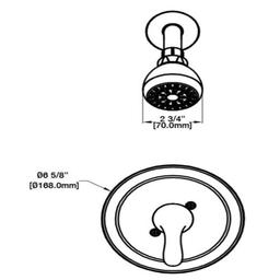 Glacier Bay Builders Single Handle 1-Spray Shower Faucet 1.8 GPM with Ceramic Disc Valves, Integral stops in Brushed Nickel - u7u7ugpejuy0cxiflsay@2x.jpg