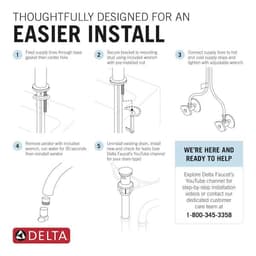 Delta Modern Project-Pack Single Hole Single-Handle Bathroom Faucet in Matte Black 567LF-BLGPM-PP - u9uw996jm6nneg8jdqvi@2x.jpg