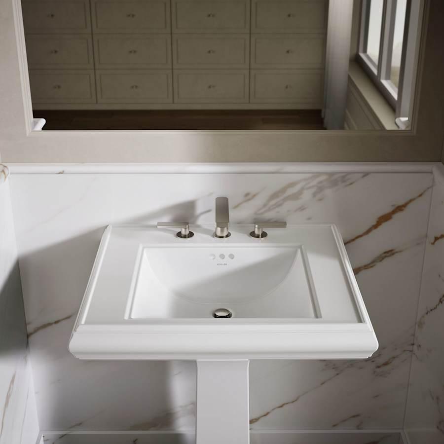 Memoirs Classic 27" Fireclay Pedestal Bathroom Sink with 3 Holes Drilled and Overflow - uawnq38toj4kxf4udcej@2x.jpg