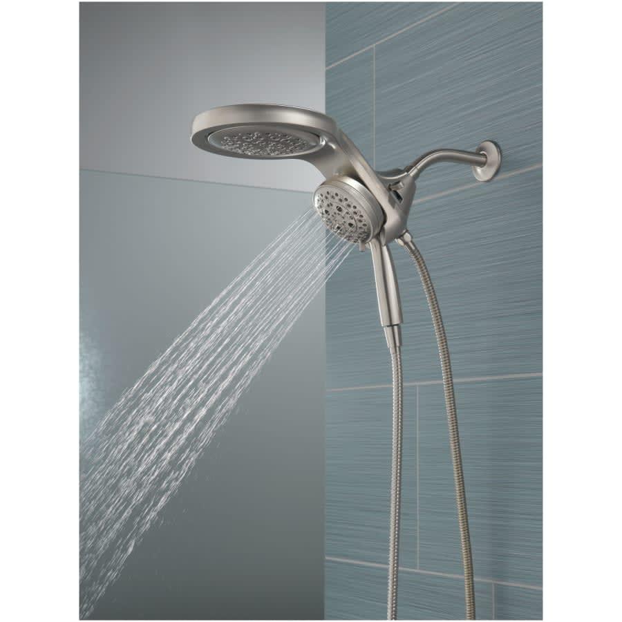 Universal Showering Round 2.5 GPM Multi Function 2-in1 In2ition Shower Head and Hand Shower with Touch Clean, H2Okinetic and MagnaTite Technology - uawsrijsa14zjspldvzi@2x.jpg