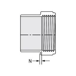 Cleanout Adapter, 8 in, Spigot x FNPT, DWV, PVC - ub0pxycivt97kcuvbdpd@2x.jpg
