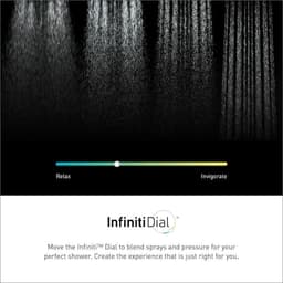 MOEN Verso 8-Spray 7 in .Dual Wall Mount Fixed and Handheld Shower Head 1.75 GPM with Infiniti Dial in Brushed Gold 220C3EPBG - ub4hd99vptqt3myq2brz@2x.jpg