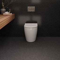 Le Cafe 1" x 1" Hexagon Matte Porcelain Mosaic Tile in Black - ubkqrsfhky74x0laldr9@2x.jpg