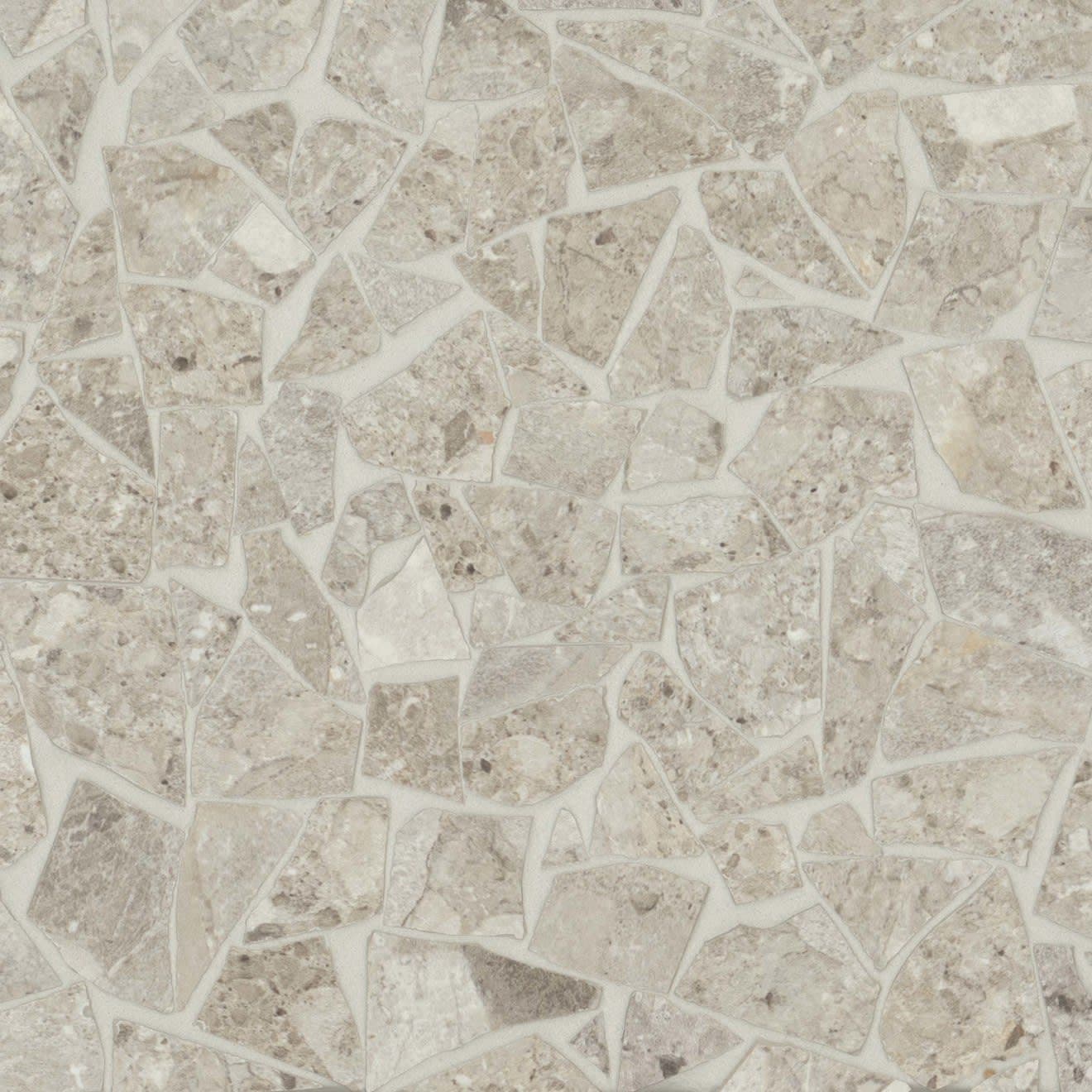 Frammenta Floor and Wall Palladiana Mosaic in Beige