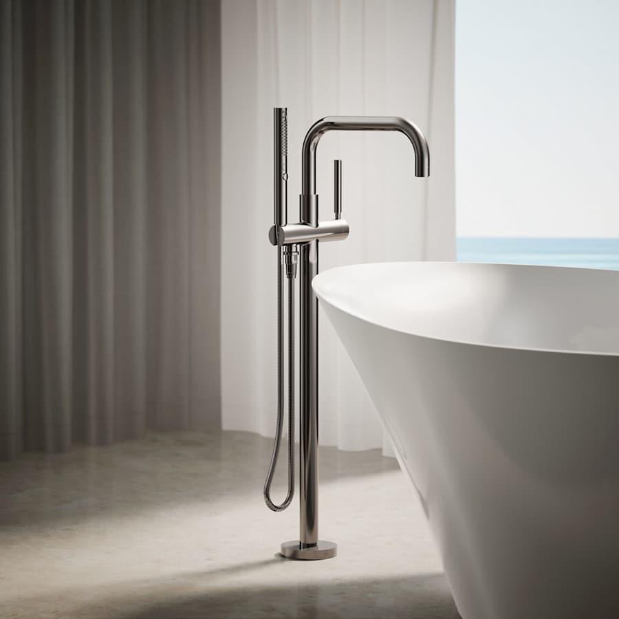 Purist Floor Mounted Tub Filler with Built-In Diverter - Includes Hand Shower - ubssk2mlaysclh9hboqb@2x.jpg