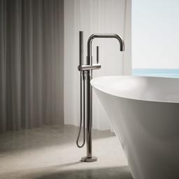 Purist Floor Mounted Tub Filler with Built-In Diverter - Includes Hand Shower - ubssk2mlaysclh9hboqb@2x.jpg