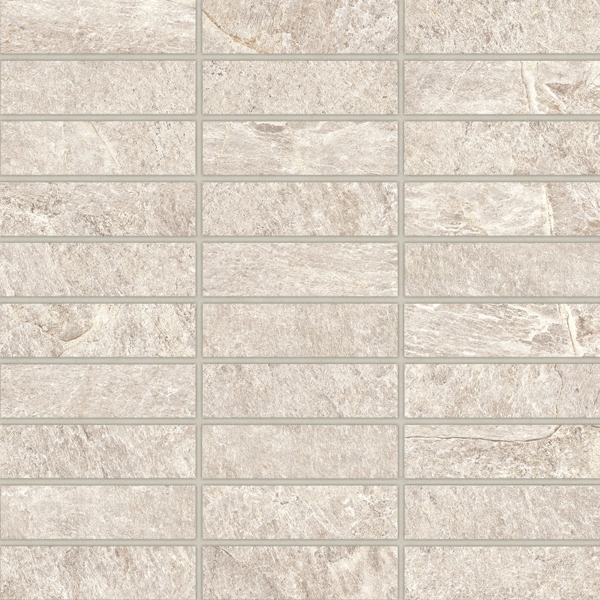 Farmhouse Living 1"x4" Matte Porcelain Straight Set Mosaic in Alabaster