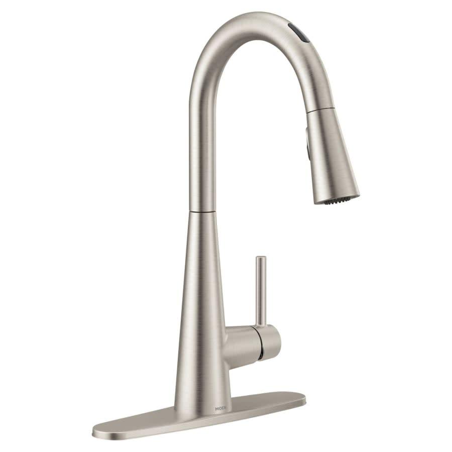 Sleek 1.5 GPM Single Hole Pull Down Kitchen Faucet with Voice Activation - ucsoicgdkg75p0hxinms@2x.jpg