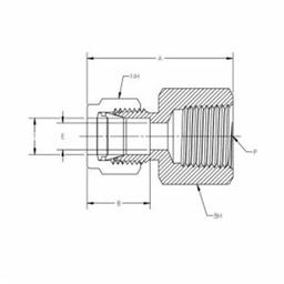 CBC-Lok® DFC Double Ferrule Female Connector, 3/8 x 1/4 in, Tube x FNPT, Brass - udbt3div3npykpy1ptug_x500.jpg