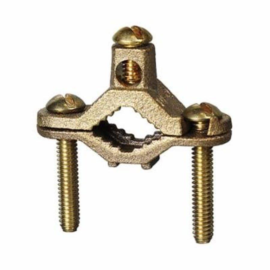 Bare Grounding Clamp, 10 to 2 AWG Conductor, Bronze - udmab2rxqz7obdffl4zn@2x.jpg
