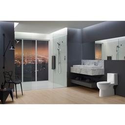 Reach 1.28 GPF One-Piece Compact Elongated Chair Height Toilet with Skirted Trapway and Left Hand Trip Lever - Seat Included - ue5hjcqantrpkteewe8r@2x.jpg