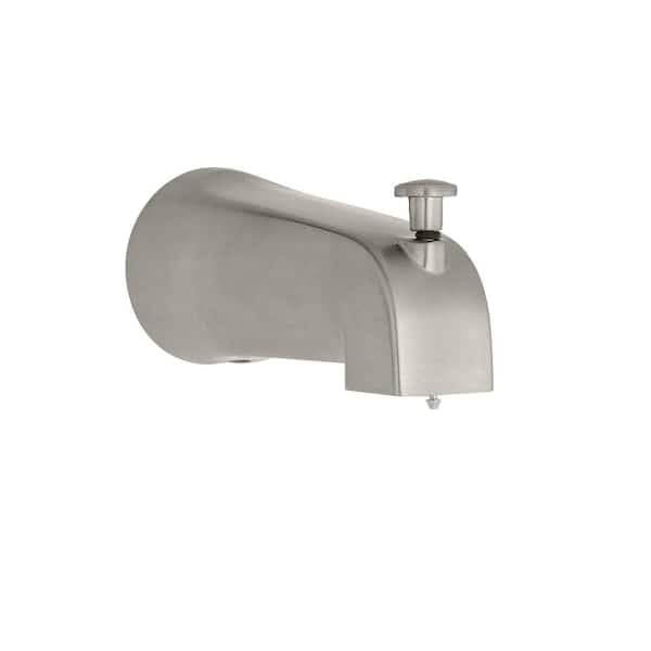 Glacier Bay Constructor Single-Handle 1-Spray Tub and Shower Faucet in Brushed Nickel (Valve Included) HD873X-8504 - uf5gwd4yw0qxfewhmxlr@2x.jpg