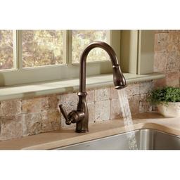 Brantford Single Handle Pulldown Spray Kitchen Faucet with Reflex Technology - ug8nbfsvdhtekocuegmk@2x.jpg