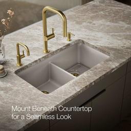 Cairn 33-1/2" Undermount Double Equal Bowl Neoroc Granite Composite Kitchen Sink with Right Sink Rack Included - ugkch6ryvmj9rlve8zzk@2x.jpg