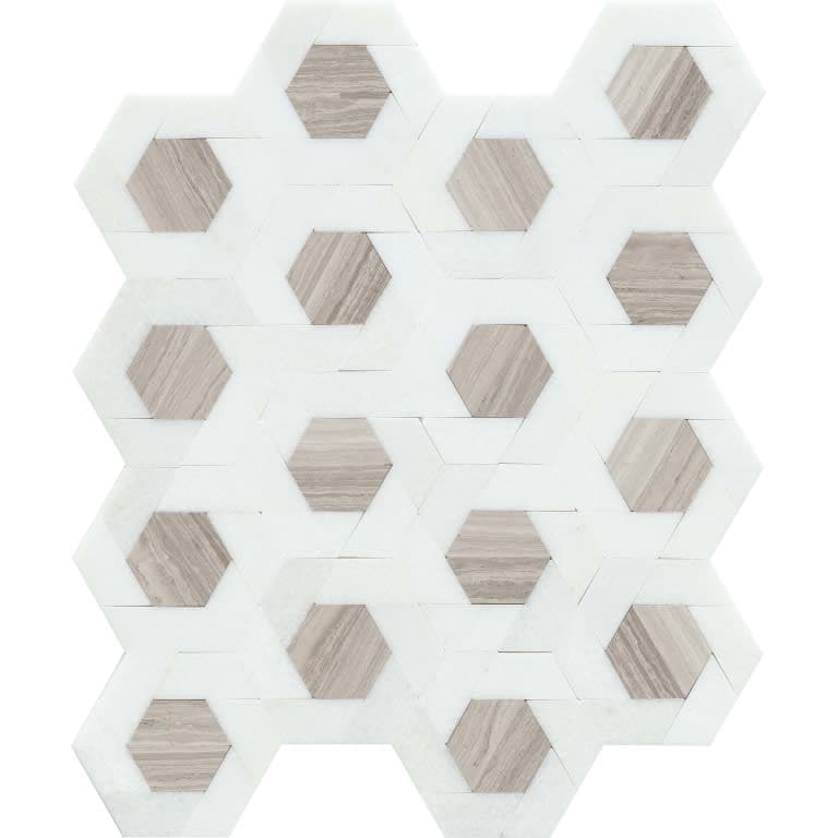 BIZOU WHITE/CREAM PL DAMASK/MO