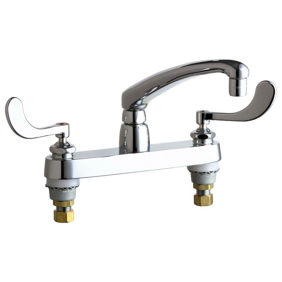 Kitchen Faucet, Deck Mount, ADA, 2 Blade Handle, 2-Hole, Polished Chrome - ugvxqf1h58g0fpgf6xhp@2x.jpg