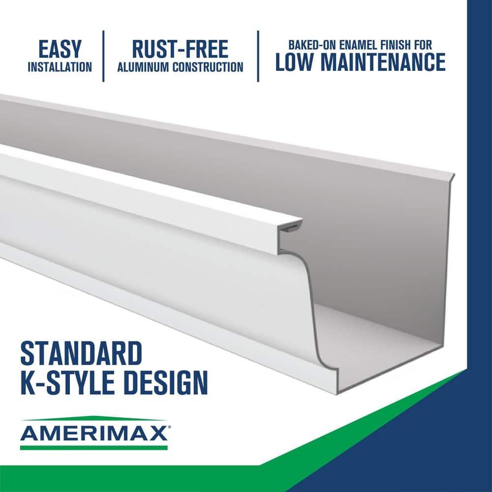 5 in. x 10 ft. White Aluminum K-Style Gutter - ugwe7gvtmtefpnlcwcy6@2x.jpg