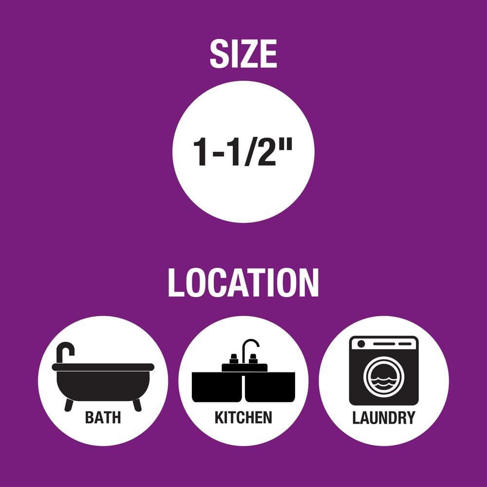 1-1/2 in. White Plastic Sink Drain P- Trap - uhho3pcjuwfp6ngxybj7@2x.jpg