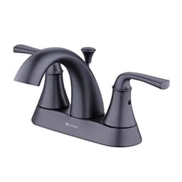 Glacier Bay Vazon 4 in. Centerset 2-Handle High-Arc Bathroom Faucet in Matte Black HD67248W-6010H - uhnuwwi5phe4u2mzf7xp@2x.jpg