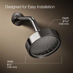 Purist 2.5 GPM Single Function Shower Head with MasterClean and Katalyst Air-Induction Spray Technology - uhpoicjfmtu2oijzx0wy@2x.jpg