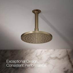 Contemporary Round 8" Single Function 2.5 GPM Rainhead with MasterClean Sprayface and Katalyst Air-Induction Technology - uifnvbvwvk252rm8ucly@2x.jpg